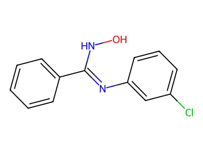 N-(3-chlorophenyl)-N'-hydroxybenzenecarboximidamide structure