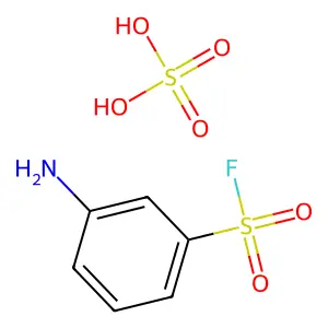 3-氨基苯磺酰氟硫酸盐(1:1) structure