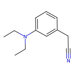 3-(二乙氨基)苯乙腈 structure