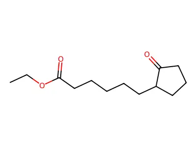 Ethyl 6-(2-oxocyclopentyl)hexanoate structure