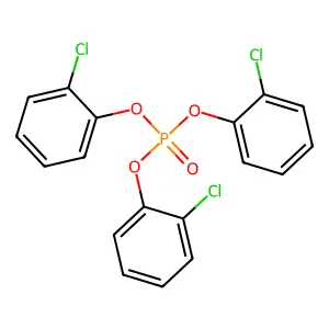 三(邻氯苯基)磷酸酯 structure