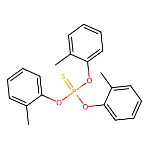Tri-o-cresyl phosphorothioate structure