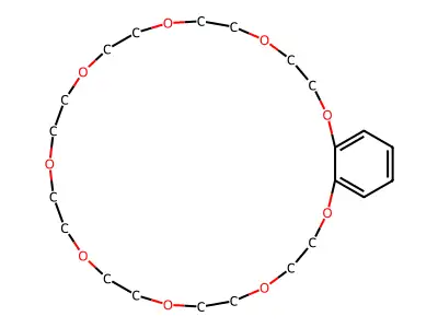 Benzo-27-crown-9 structure