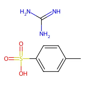 Guanidine 4-methylbenzenesulfonate structure