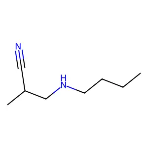 β-丁氨基异丁腈 structure
