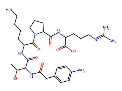 4-Aminophenylacetyl-Tuftsin structure