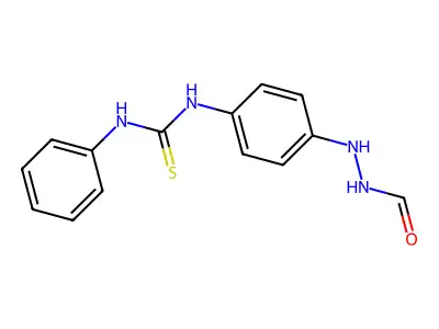 Thiourea, N-[4-(2-formylhydrazinyl)phenyl]-N'-phenyl- structure