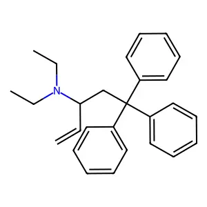 N,N-二乙基-5,5,5-三苯基戊-1-烯-3-胺 structure