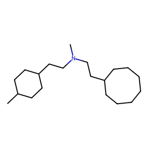 N-(2-Cyclooctylethyl)-N-methyl-2-(4-methylcyclohexyl)ethanamine structure