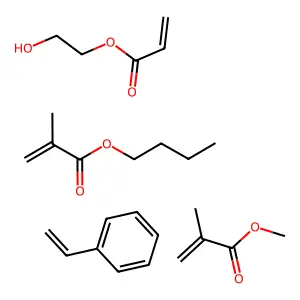 (C8-H14-O2.C8-H8.C5-H8-O3.C5-H8-O2)x- structure