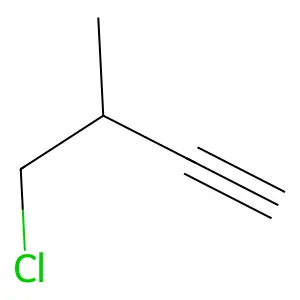 1-Butyne, 4-chloro-3-methyl- structure