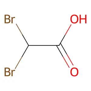二溴乙酸 structure