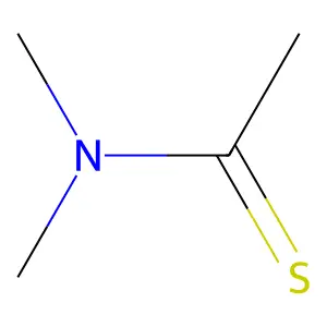 Ethanethioamide, N,N-dimethyl- structure