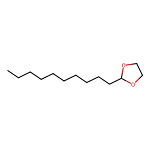 2-Decyl-1,3-dioxolane structure
