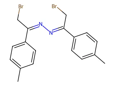 (Z)-2-bromo-N-[(E)-[2-bromo-1-(4-methylphenyl)ethylidene]ami structure