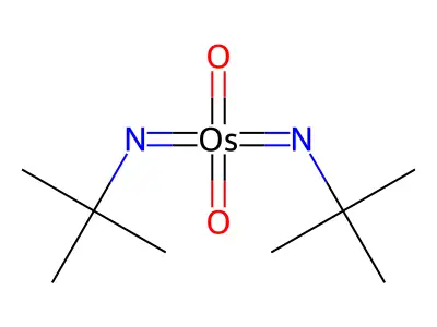 Bis(tert-butylimino)-dioxoosmium structure