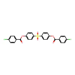[4-[4-(4-Chlorobenzoyl)oxyphenyl]sulfonylphenyl] 4-chlorobenzoate structure