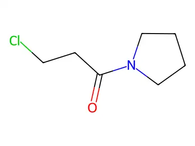 3-Chloro-1-(pyrrolidin-1-yl)propan-1-one structure