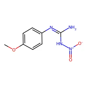 N-(4-Methoxyphenyl)-N'-nitroguanidine structure