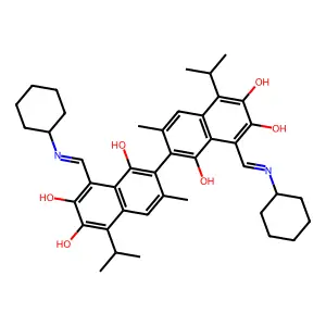 (1Z)-1-[(cyclohexylamino)methylidene]-7-[(8Z)-8-[(cyclohexyl structure