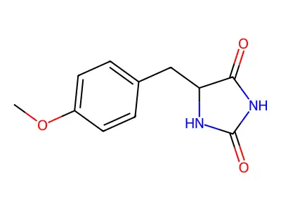 5-(4-Methoxy-benzyl)-hydantoin structure