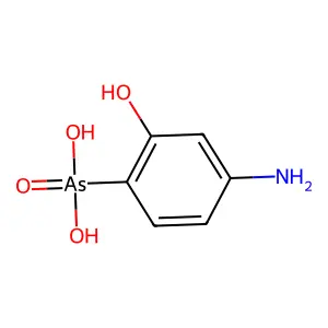 2-羟基对氨基苯胂酸 structure
