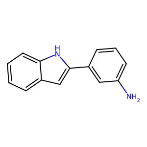 3-(1H-indol-2-yl)aniline structure