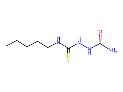 2-(Pentylcarbamothioyl)hydrazine-1-carboxamide structure