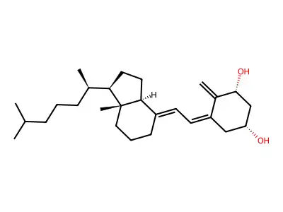 1alpha-Hydroxy-3-epi-vitamin D3 structure