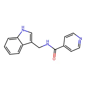 N-(3-吲哚甲基)异烟酰胺 structure