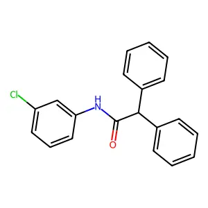 N-(3-chlorophenyl)-2,2-diphenylacetamide structure