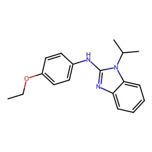 N-(4-ethoxyphenyl)-1-isopropyl-1H-benzo[d]imidazol-2-amine structure