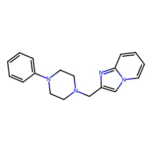 2-[(4-Phenylpiperazin-1-yl)methyl]imidazo[1,2-a]pyridine structure