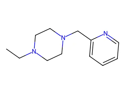 Piperazine, 1-ethyl-4-(2-pyridinylmethyl)- structure