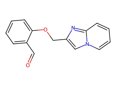 2-({Imidazo[1,2-a]pyridin-2-yl}methoxy)benzaldehyde structure