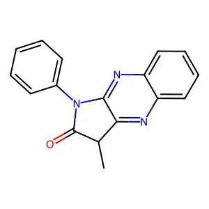 3-Methyl-1-phenyl-1,3-dihydro-2H-pyrrolo[2,3-b]quinoxalin-2-one structure