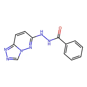 N'-[1,2,4]triazolo[4,3-b]pyridazin-6-ylbenzohydrazide structure