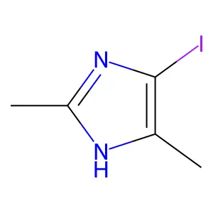 5-iodo-2,4-dimethyl-1H-imidazole structure