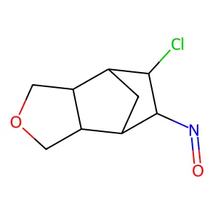 5-Chloro-6-nitrosooctahydro-4,7-methano-2-benzofuran structure