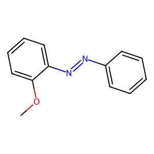 (2-Methoxyphenyl)phenyldiazene structure