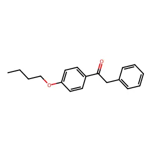 1-(4-Butoxyphenyl)-2-phenylethanone structure