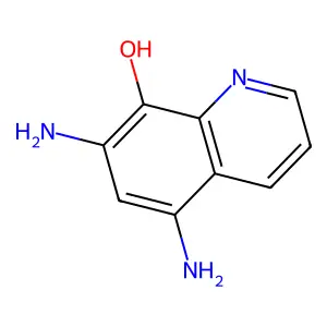 8-Quinolinol, 5,7-diamino- structure