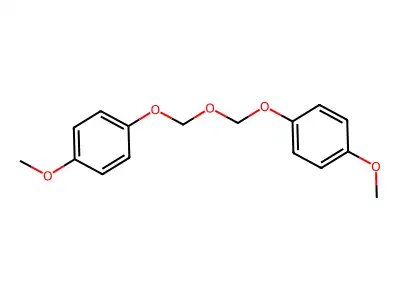 1-Methoxy-4-[(4-methoxyphenoxy)methoxymethoxy]benzene structure