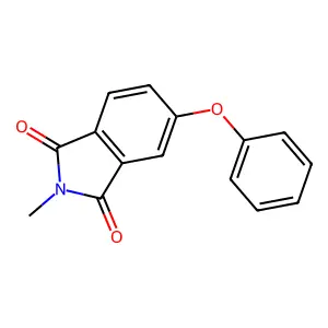 2-Methyl-5-phenoxyisoindole-1,3-dione structure