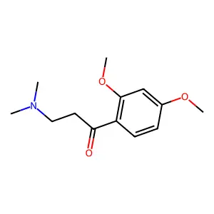 1-Propanone, 1-(2,4-dimethoxyphenyl)-3-(dimethylamino)- structure