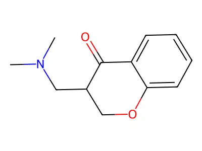 3-[(dimethylamino)methyl]-2,3-dihydro-4H-chromen-4-one structure