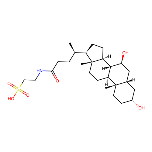 Tauroursodeoxycholic acid structure