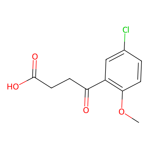 4-(5-Chloro-2-methoxy-phenyl)-4-oxo-butyric acid structure