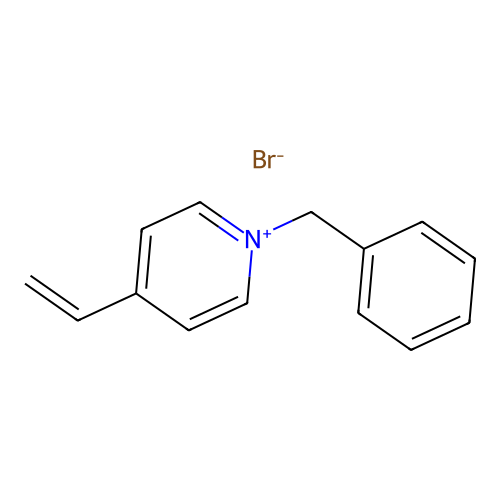 1-苄基-4-乙烯基吡啶溴化物 structure