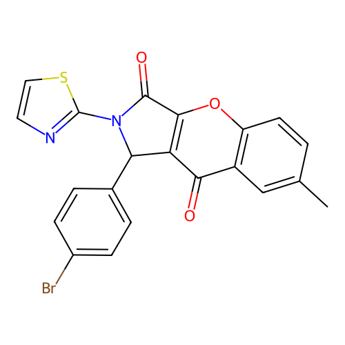 C21H13BrN2O3S structure
